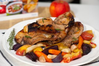 Cotlet de porc cu ierburi aromate- Philips Multicooker (reteta video)