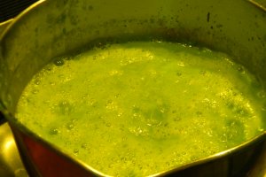 Tartine cu mazare verde