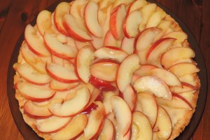 Tarta cu piersici