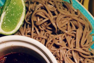 Taitei Soba cu Ponzu (sos traditional japonez)