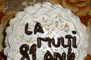 Prajitura cu crema si spuma
