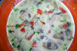 Supa banateana de ciuperci