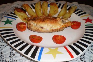 Piept de pui umplut