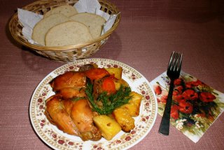 Carne de iepure cu legume