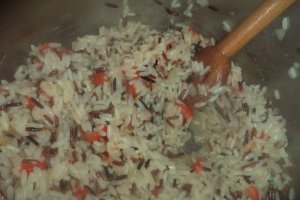 Garnitura din mix de orez