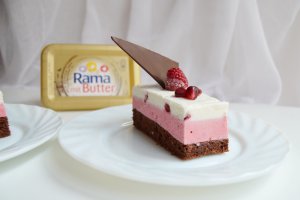Prajitura cu zmeura si rodie