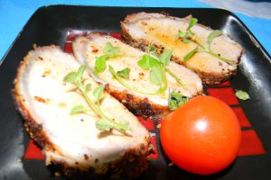 Cotlet de porc in crusta de seminte