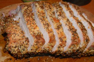 Cotlet de porc in crusta de seminte