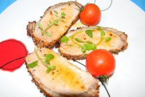 Cotlet de porc in crusta de seminte