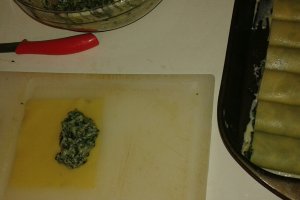 Canelloni cu spanac și ricotta