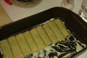 Canelloni cu spanac și ricotta