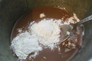 Negresa cu crema de ness si nuca