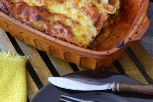 Lasagna cu spanac si dovleac
