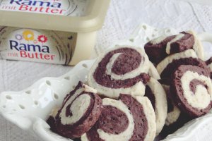 Biscuiti duo cu aroma de vanilie