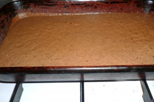 Tort cu crema de ness si piersici
