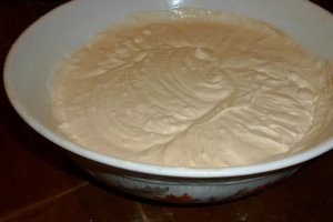 Tort cu crema de ness si piersici