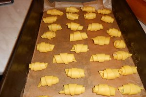 Cornulete cu osanza si ulei de palmier