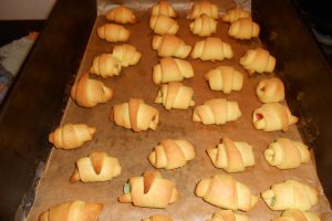 Cornulete cu osanza si ulei de palmier