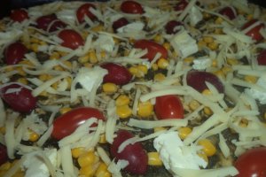 Focaccia colorata