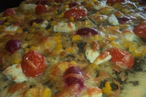 Focaccia colorata