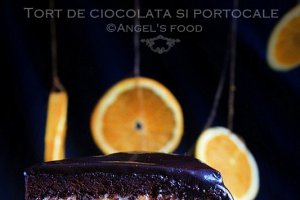 Tort de ciocolata cu portocale