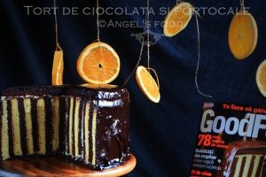 Tort de ciocolata cu portocale