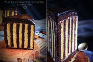 Tort de ciocolata cu portocale