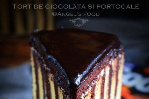 Tort de ciocolata cu portocale