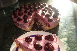 Cheesecake cu iaurt si mure