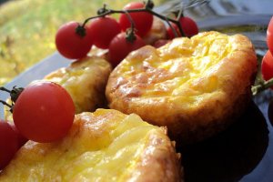 Frittata cu paste si ciuperci