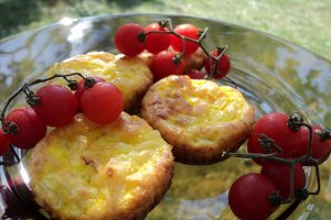 Frittata cu paste si ciuperci