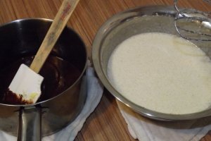 Dobos cu vanilie si Rama mit Butter