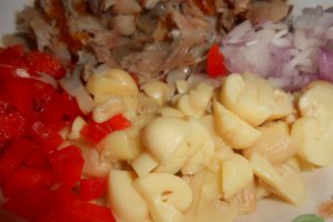 Salata de ciuperci si macrou