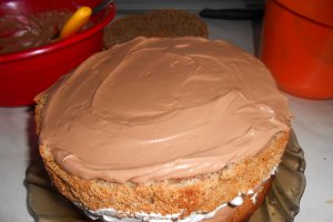 Tort cu crema de ciocolata si mascarpone