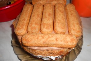 Tort cu crema de ciocolata si mascarpone