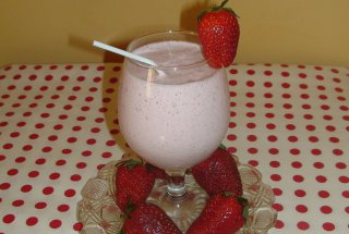Milk Shake cu capsuni