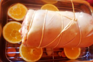 Rulada din piept de porc