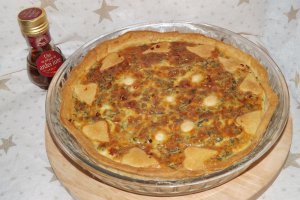 Quiche cu branzeturi si loboda