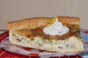 Quiche cu branzeturi si loboda