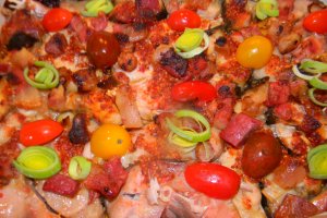 Stiuca cu prosciutto la cuptor