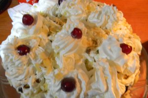 Panettone umplut cu inghetata