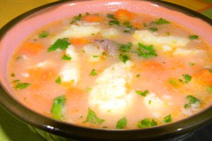 Ciorba de legume cu galuscute