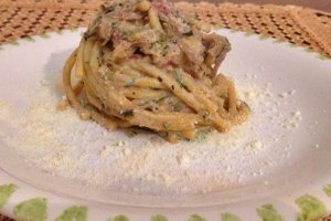 Pasta fresca con zucchini e panna