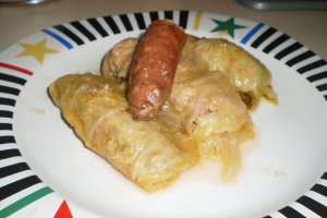 Sarmale cu carne afumata si carnati