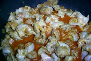 Pipote de pui cu mamaliguta