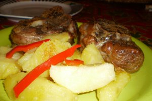 Rasol de porc cu condimente la tava