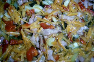 Supa cu leurda si salata verde