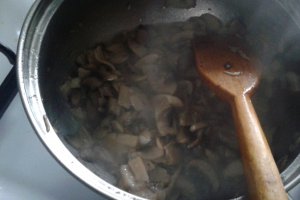 Pui cu sos de rosii si ciuperci cu garnitura de cus cus