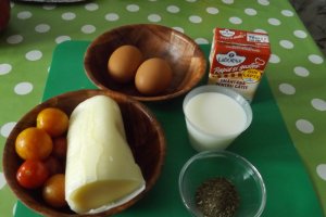 Miniclafoutis cu branza