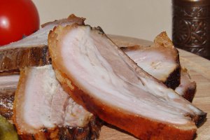 Piept de porc cu soric crocant